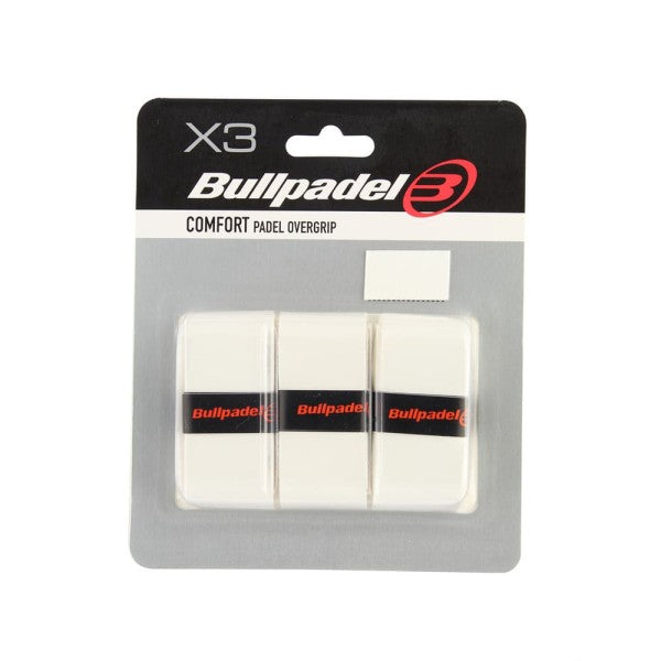 Pack 3 Overgrip Bullpadel comfort Bianco