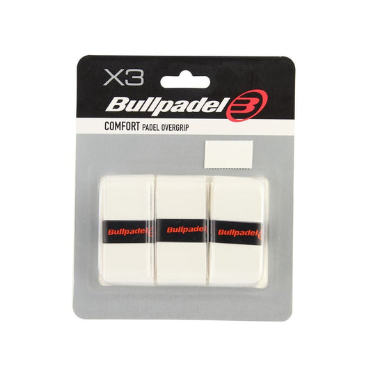 Pack 3 Overgrip Bullpadel comfort Bianco