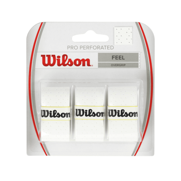 Pack 3 overgrip Wilson pro perforati