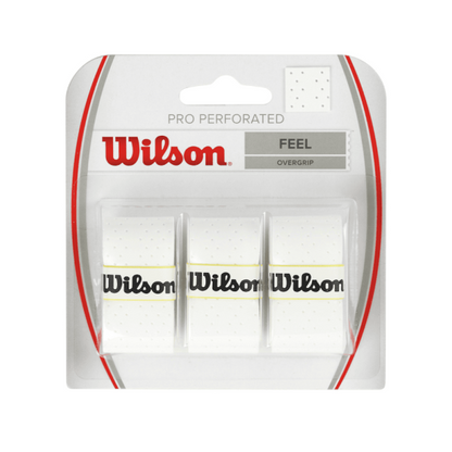 Pack 3 overgrip Wilson pro perforati
